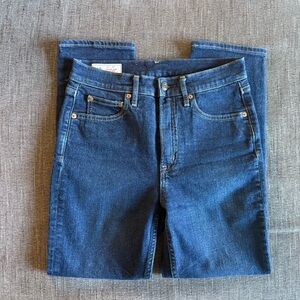 Gap Vintage Slim High Rise Dark Wash Blue Jeans Size 27S